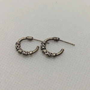 Sterling  hoops